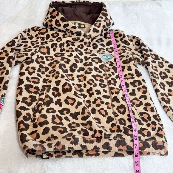 Miss Eatwell Tiramisuit Hoodie Leopard Heather McMahan Collab Size S/M - Picture 10 of 14